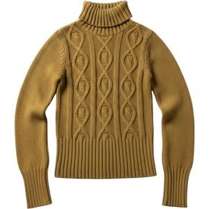 Clockhouse Sweater Womens Medium Brown Turtleneck Long Sleeve Knit Pullover